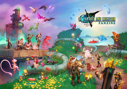 Final Fantasy VII + Pokemon (Of Fantasy And Monster zine)